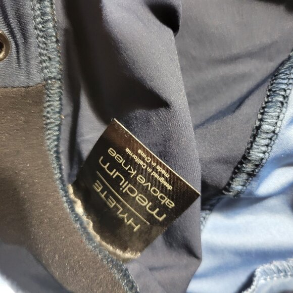 Hylete Shorts Men's Medium Blue Above Knee Performance Gym Active - Picture 3 of 7